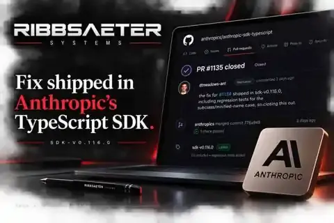 Ribbsaeter Systems Anthropic TypeScript SDK v0.116.0 stable User-Agent fix shipped upstream