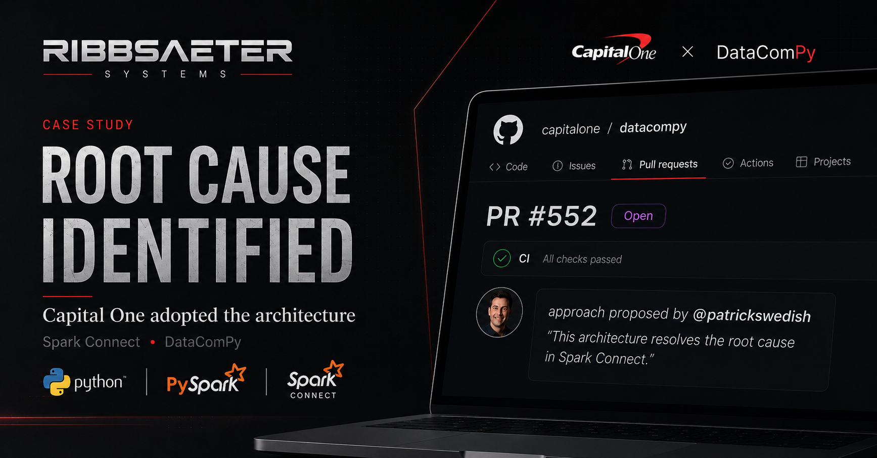 Ribbsaeter Systems DataComPy open-source engineering impact for Capital One