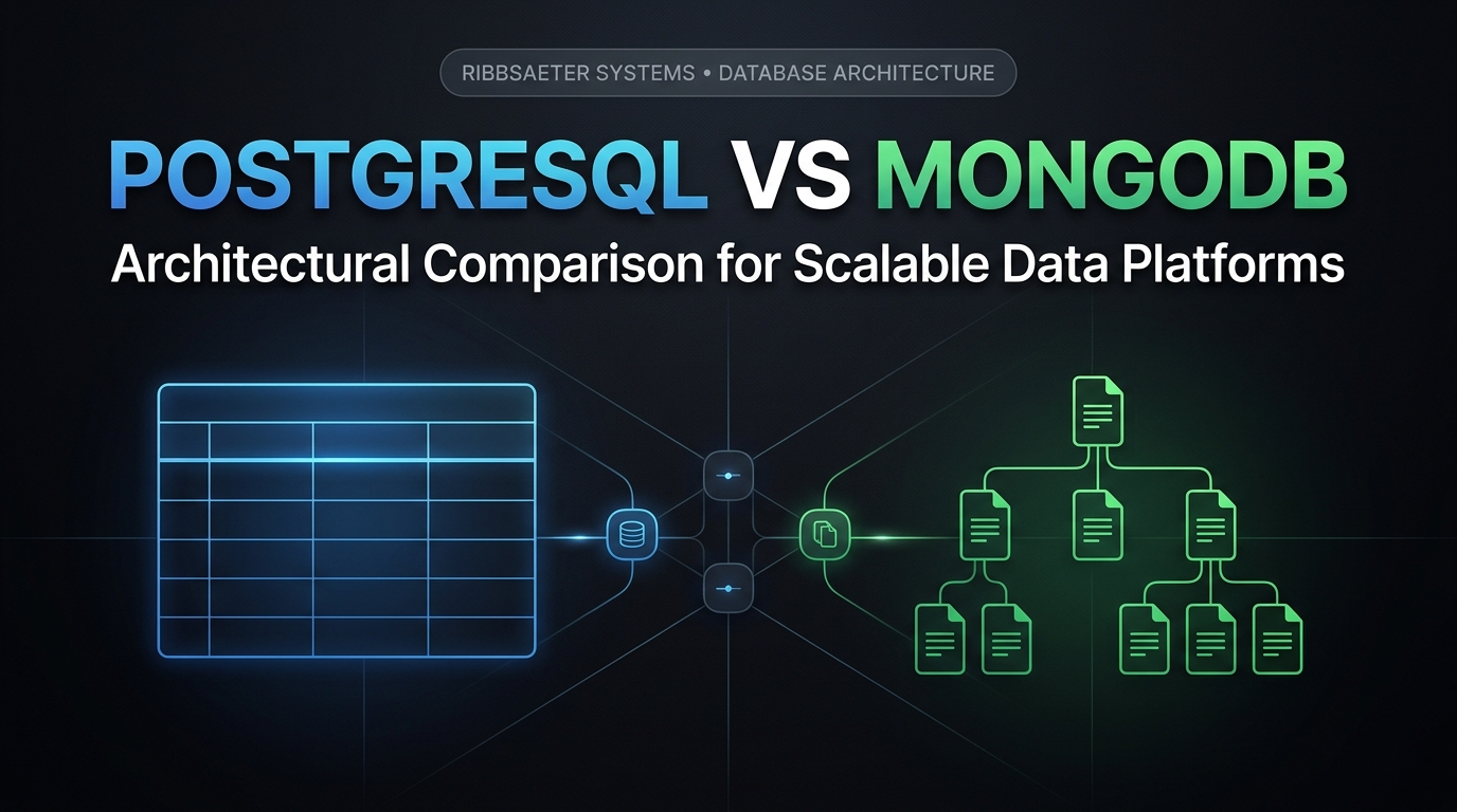 PostgreSQL vs MongoDB — Database Architecture 2026