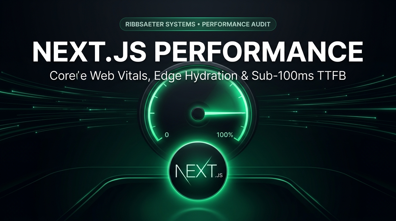 Next.js 16 Performance Audit & Core Web Vitals