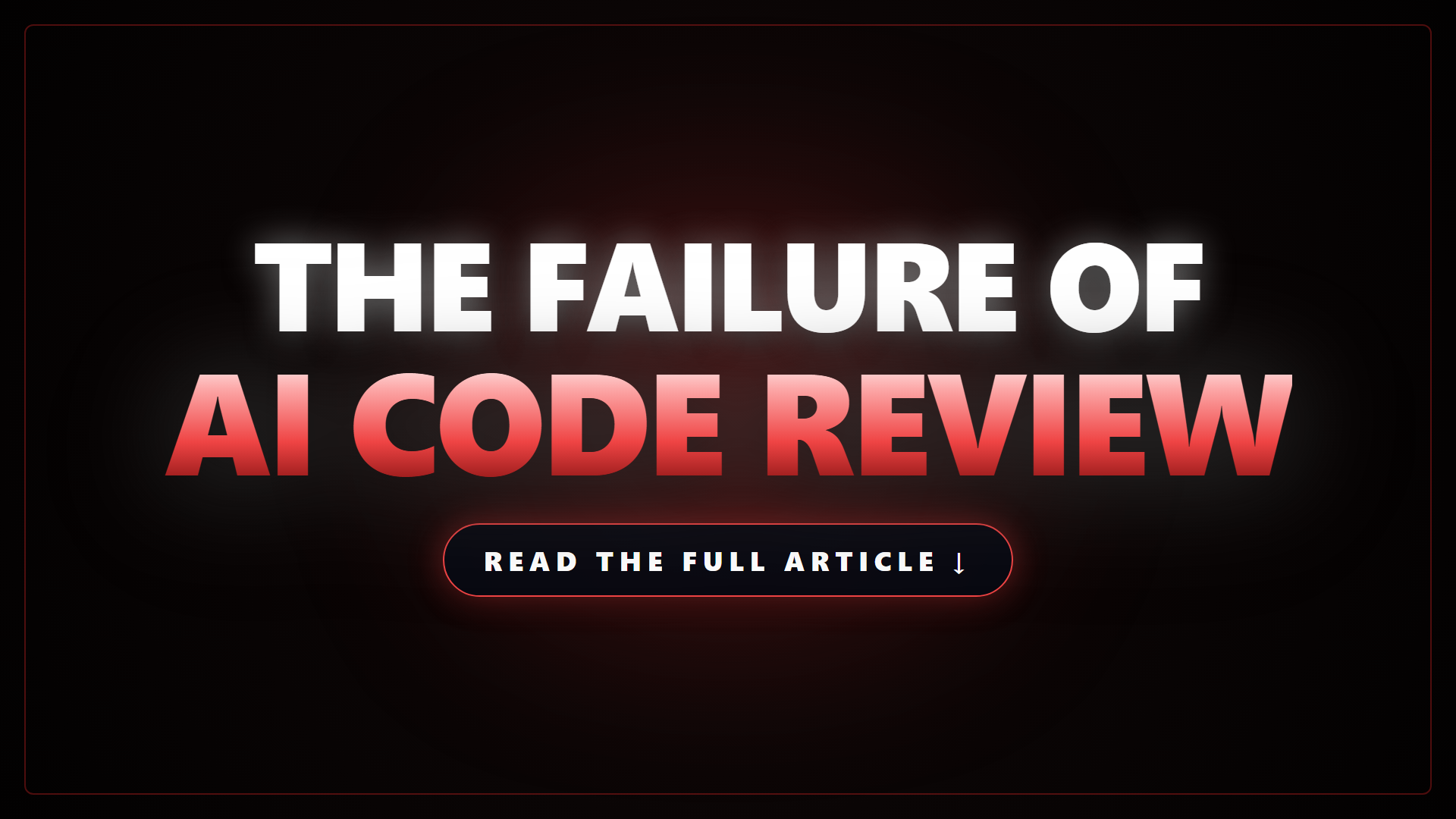 The Failure of Probabilistic AI Code Review — Systems Architecture Analysis by Ribbsaeter Systems